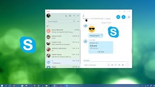 Skype Windows 10 App Store NEW Version 2018 Tutorial [upl. by Nesiaj]