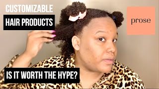 Prose Natural Hair Product Review  Custom Hair Care That Works [upl. by Hilary]