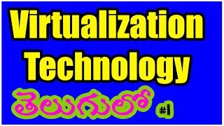 Virtualization In Telugu  Virtualization Technology In Telugu  VMware  Hypervisor [upl. by Harbour383]