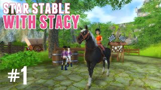 Star Stable With Stacy 1  Arriving at Moorland stables [upl. by Balcer88]