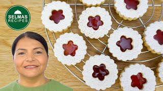 Linzer Plätzchen Rezept  Spitzbuben Rezept  Kekse 🎄🎁 [upl. by Lakym]