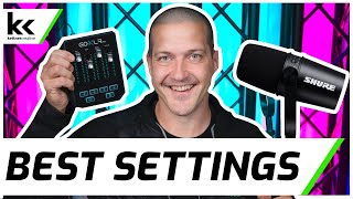 Shure MV7 amp GoXLR Mini Setup  Best Mic Settings [upl. by Sinai]