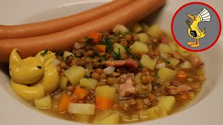 Deftige Linsensuppe  Linseneintopf nach Omas Rezept [upl. by Ariadne]