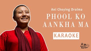 Phool Ko Aankha Ma  Nepali Karaoke  Creative Brothers [upl. by Skye]