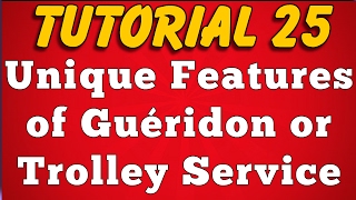 Features of Gueridon Service Tutorial 25 [upl. by Pardew]