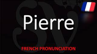 How to Pronounce Pierre French First Name Pronunciation Native Speaker [upl. by Frendel]