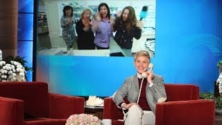 Ellen Surprises a Viewer Live at Work [upl. by Eelrak]