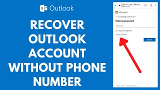 How to Recover Outlook Account Without Phone Number [upl. by Aip]