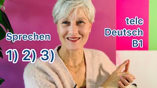 B1 telc  Mündliche Prüfung 123  Deutsch lernen [upl. by Ocihc288]