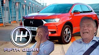 DS 7 Crossback Team Test  Fifth Gear [upl. by Ennove]