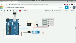 13 Sensor Bluetooth using tinkercad [upl. by Eitsym]