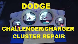 Charger Challenger EL Lighting Cluster Repair [upl. by Htebsil521]