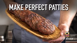 How to Make the Perfect Hamburger Patty [upl. by Marilou977]