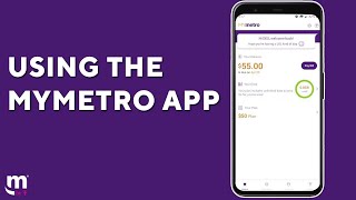 How to Use the myMetro App  Metro By TMobile [upl. by Nnail]