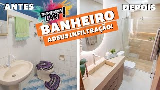 BANHEIRO CHIQUE  REFORMAMOS EM 10 DIAS  TRANSFORMA LARI 2  LARISSA REIS ARQUITETURA [upl. by Baker]