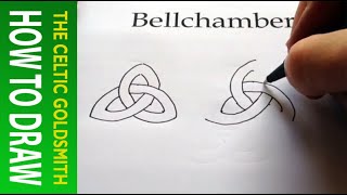 How to Draw Celtic Patterns 165  Freehand TriquetraTriskele Triskelion 1 of 1 [upl. by Airt]