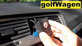 VW Golf 7 hazard light switch replacement [upl. by Nahshunn111]