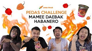 Pedas Challenge Mamee Daebak Habanero Dendam Edition [upl. by Yelhak]