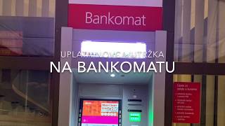 Uplata novca na PBZ bankomatu [upl. by Mlohsihc]