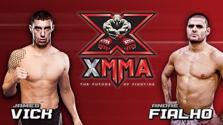 XMMA  JAMES VICK vs ANDRE FIALHO [upl. by Suirad]