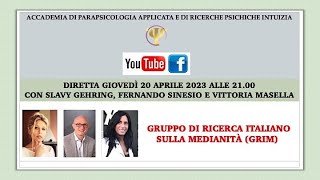 GRUPPO DI RICERCA ITALIANO SULLA MEDIANITÀ [upl. by Yehs]