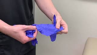 How to safely put on and take off gloves [upl. by Tanya]