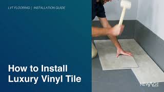 Flooring  How to Install Luxury Vinyl Tiles [upl. by Wolfson]