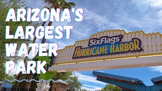 Arizonas Largest Water Park  SixFlags Hurricane Harbor [upl. by Lorianne]