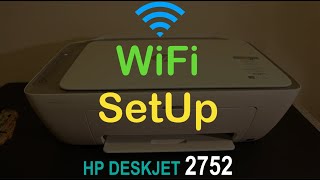 HP Deskjet 2752 WiFi SetUp [upl. by Targett]