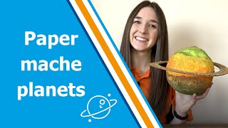 How to make paper mache planets [upl. by Bigot778]