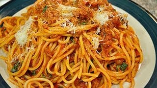 Simple spaghetti with meat sauce recipe [upl. by Culliton]