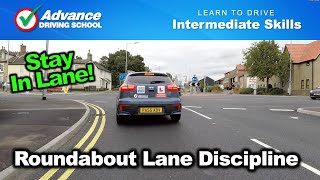 Roundabout Lane Discipline  Learn to drive Intermediate skills [upl. by Aitercul]