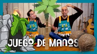 JUEGO DE MANOS para niños quotAl salir de la cuevaquot 🌴 Actividades musicales para niños 🥥 [upl. by Thorny860]