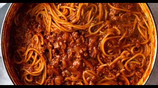 One Pot Pasta Bolognese [upl. by Xeno]