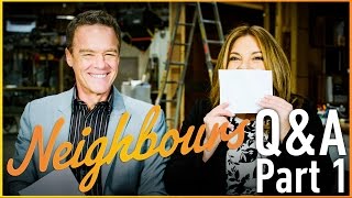 Neighbours QampA  Stefan Dennis Paul Robinson amp Rebekah Elmaloglou Terese Willis  Part 1 [upl. by Elora]