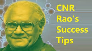 CNR Rao’s Success Tips  CNR Rao  JNCASR A G Kannan  agk [upl. by Shere526]