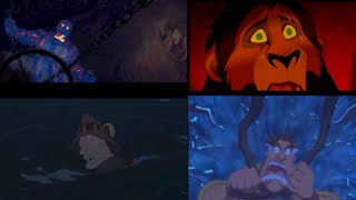 Top 10 Favorite Disney Movie Villains Defeats and Deaths [upl. by Eisak]