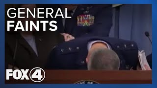 General faints at the podium [upl. by Inram164]