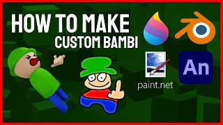 HOW TO MAKE A CUSTOM BAMBI FNF Modding [upl. by Shelden846]