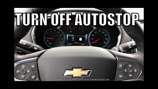 EASY WAY to turn OFF AUTO STOP [upl. by Quita]