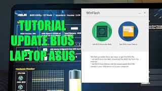 Tutorial Update BIOS Laptop Asus dengan Winflash [upl. by Enoed247]