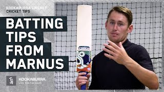 Marnus Labuschagnes Batting Tips  Kookaburra Cricket [upl. by Treve]