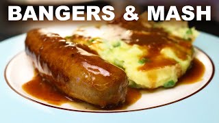 Quick bangers and mash  onion and Marmite gravy  Irish champ [upl. by Rovner]