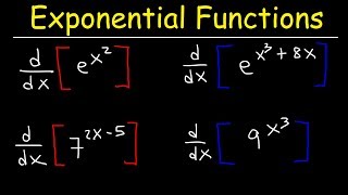 Derivatives of Exponential Functions [upl. by Adabelle296]