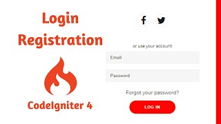 Codeigniter 4 Authentication Login and Registration Tutorial [upl. by Edlin881]