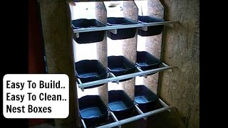 How To Build Chicken Nest Boxes That Will Keep Your Eggs Cleaner [upl. by Kaslik866]