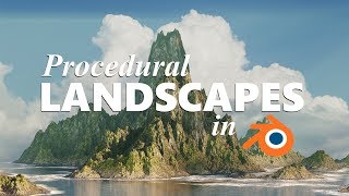 Procedural Landscapes in Blender 280 [upl. by Llerreg295]