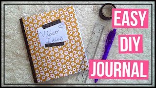 Easy DIY Journal  How To Make Your Own Journal [upl. by Belda503]