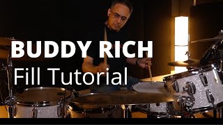 BUDDY RICH FILL TUTORIAL [upl. by Ihteerp327]