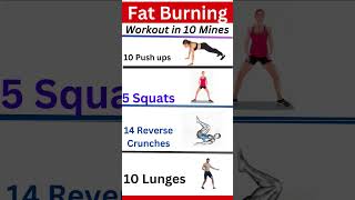 Fat Burning workout in 10 minutes shorts [upl. by Bonilla630]